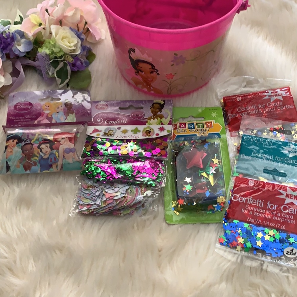 5ct Confetti (Disney Tiana Enchanted Party) + MORE